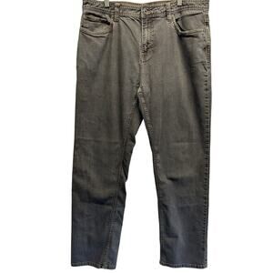 Prana Men Grey Black Hiking‎ Jeans Breathe Slim Fit Size 38 32